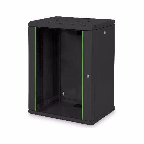 Digitus Nástěnná skříňka 16U, Unique Series 820x600x450 mm, barva černá (RAL 9005)