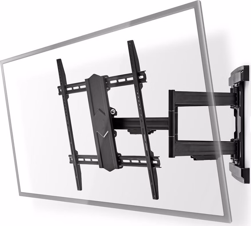 NEDIS nástěnný TV držák/ 43 - 100"/ nosnost 70 kg/ polohovatelný/ ocel/ černý