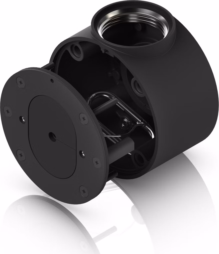 Ubiquiti UniFi Camera Compact Junction Box B - Instalační krabice na strop/zeď/sloup pro kamery UniFi Dome/Turret, černá