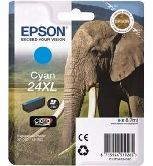 EPSON cartridge T2432 photo cyan HD XL (slon)
