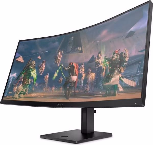 LCD HP OMEN 34c G2; curved VA 34" 86,4 cm; WQHD 3440x1440; 1ms; 185 Hz; 400 nits;2xHDMI;DP;VESA
