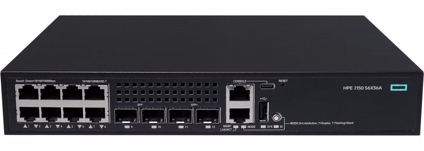 HPE Networking CW 2150 8p 10M/100M/1G 2p SFP 1G 2p SFP+ 1G/10G Switch