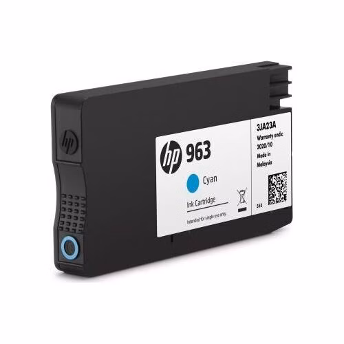 HP 963 Cyan Original Ink Cartridge (700 pages)