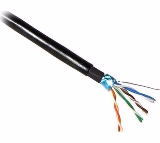 PLANET kabel FTP, drát, 4pár, Cat5e, PE+PE venkovní dvouplášť, Planet Elite, Dca (balení 305m)