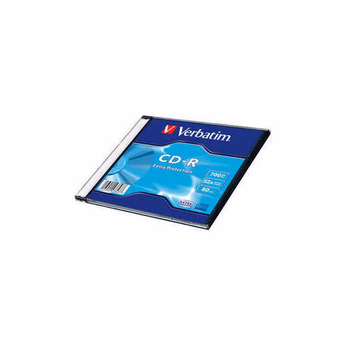 VERBATIM CD-R 700MB, 52 Extra Prot. Slim Box