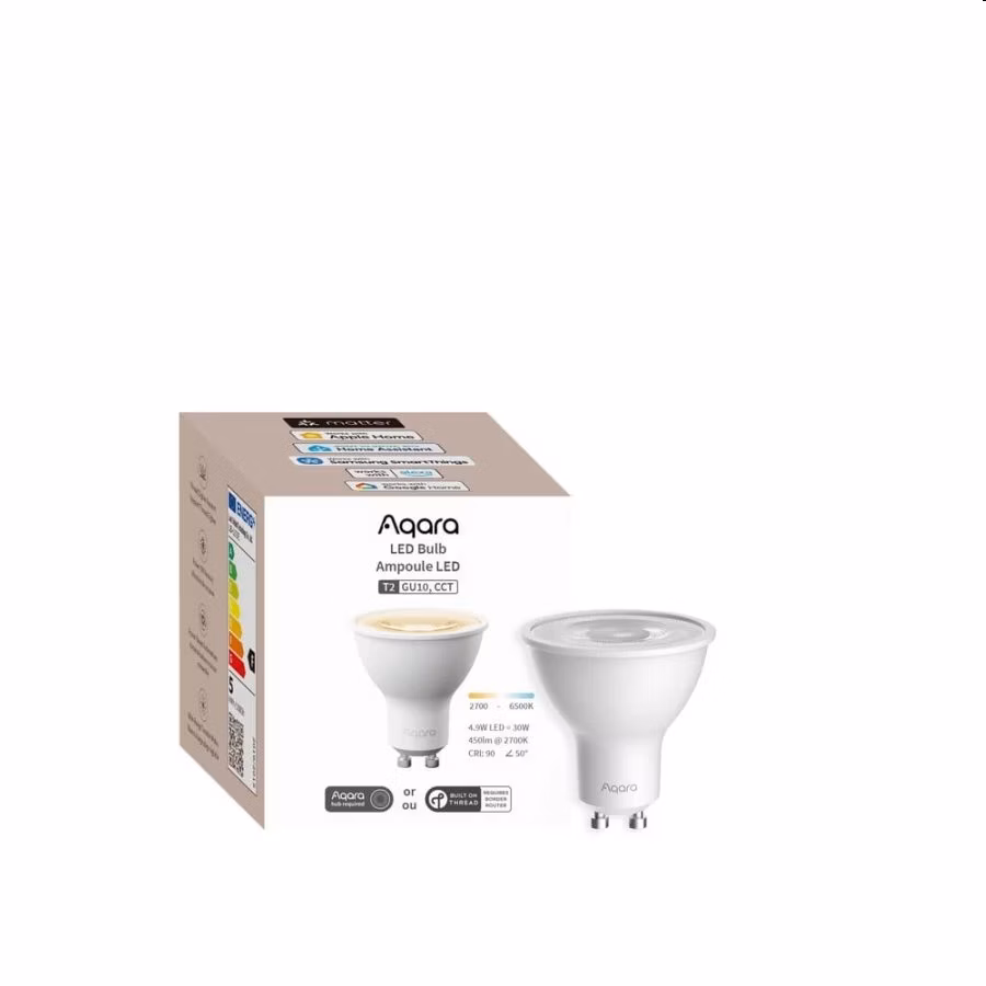Aqara Smart Home LED žiarovka T2 GU10 CCT, Zigbee a Thread