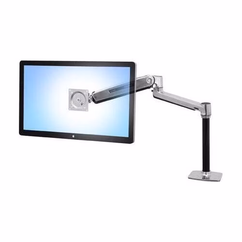 ERGOTRON LX HD Sit-Stand Desk Mount LCD Arm, Polished, stolní rameno max 46" display