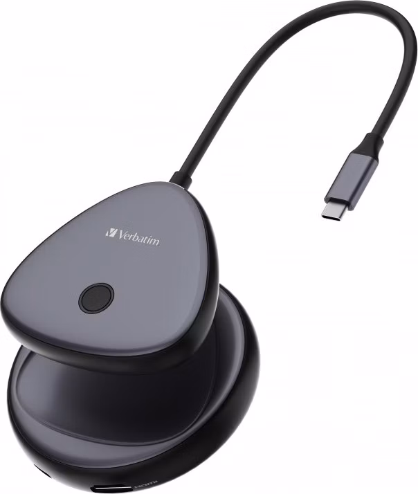 VERBATIM Display Adapter WDA-02 Share My Screen 4K, USB-C hub