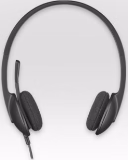 Logitech Headset Stereo H340/ drátová sluchátka + mikrofon/ USB/ černá