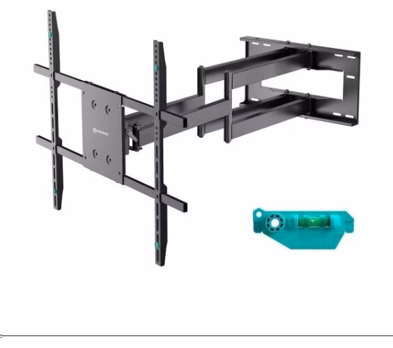 ONKRON Full Motion TV držiak na stenu pre 42" až 110" obrazovky do 99,7 kg, čierny