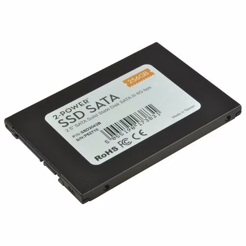 2-Power SSD 256GB 2.5" SATA III 6Gbps (Read 500MB/s, Write500MB/s) 3 YEARS WARANTY