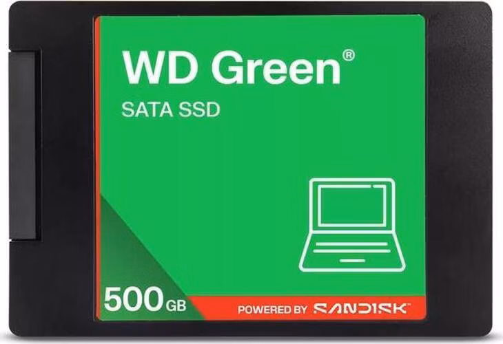 WD GREEN SSD 3D NAND WDS500G5G0A 500GB, SATA III 6 Gb/s, 545MB/s, 2.5"