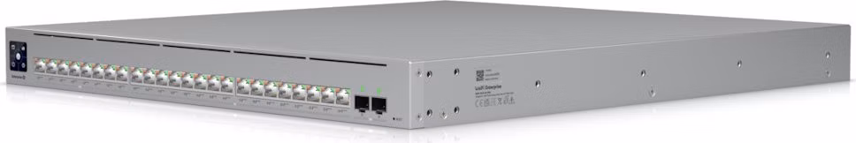 Ubiquiti UniFi Switch Enterprise Campus 24 PoE - 16x 10GbE, 8x 2.5GbE, 2x SFP28, 24x PoE+++ (PoE 1050W)