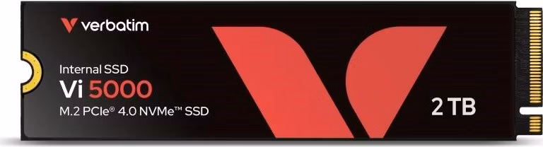VERBATIM SSD Vi5000 Internal PCIe NVMe M.2 SSD 2TB , W 4300/ R 5000 MB/s