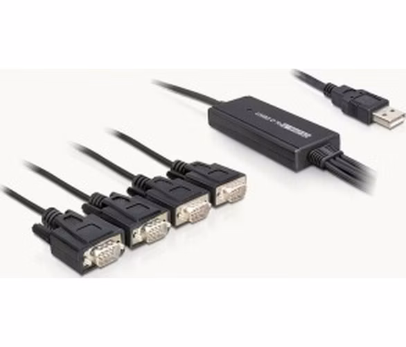 Delock adaptér USB 2.0 > 4 x Sériový port