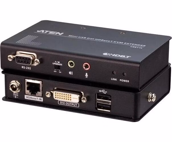 ATEN CE611 Mini USB DVI HDBaseT KVM Extender (1920 x 1200@100m)