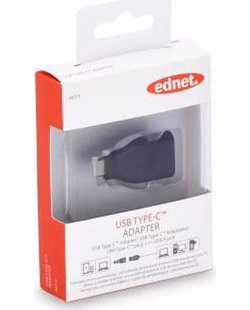 Ednet Adaptér USB typu C, typ C na A M/F, 3A, 5 GB, 3,0, bl
