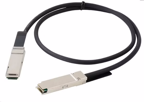 QSFP28 pasivní kabel 100Gbps pro lokální propojení dvou aktiv. prvků přes QSFP28 sloty, 1m, Lenovo komp. 
