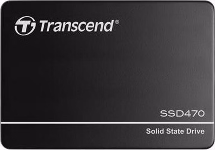 TRANSCEND SSD470K-I 1TB Industrial (3K P/E) SSD disk 2.5" SATA3, 3D TLC, Aluminium case, 560MB/s R, 520 MB/W, černý