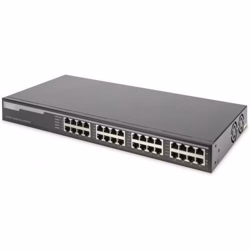DIGITUS Professional 16 port gigabit PoE+ injector