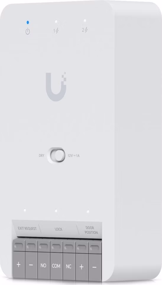 Ubiquiti UniFi Access Door Hub Mini - Hub pro 1 dveře, 2x PoE Out, 1x výstup 12V nebo Dry, 1x PoE++
