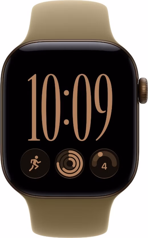 Watch Acc/42/Olive Sport Band - S/M