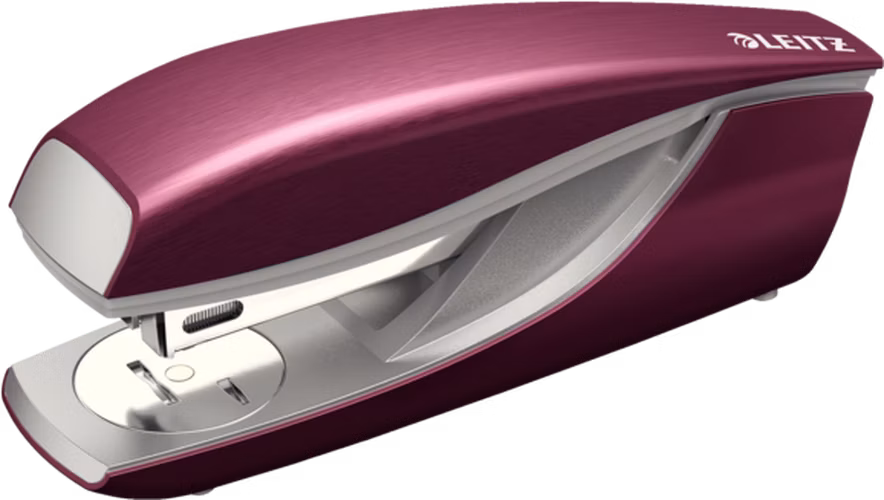 LEITZ Stolní sešívačka NeXXt STYLE 5562, granátově červená