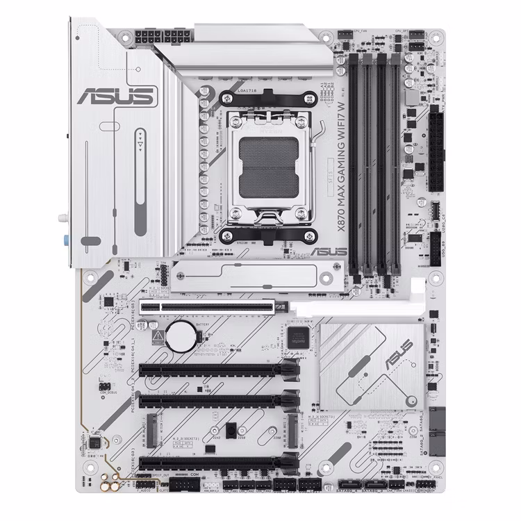 ASUS MB Sc AM5 X870 MAX GAMING WIFI7 W, AMD X870, 4xDDR5, 2xUSB4, 1xHDMI, WiFi