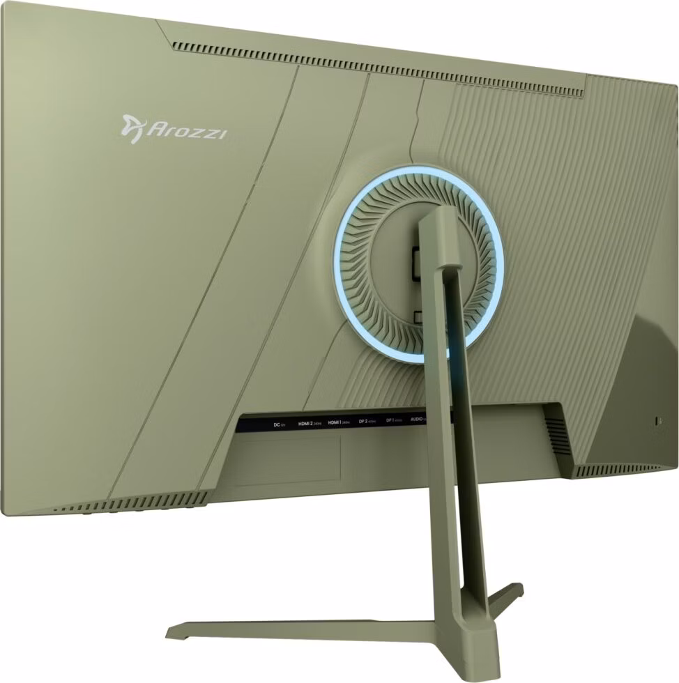 AROZZI NOVA herní monitor 24,5" 25T1K400 Forest Green/ LED/ IPS/ 1920x1080/ 400Hz/ 1000:1/ 1ms/ 2xHDMI/ 2xDP/ zelený