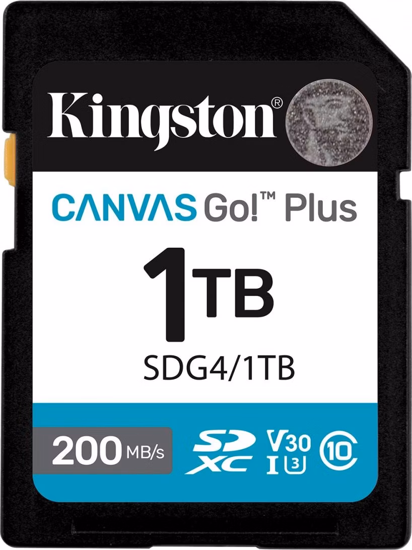 KINGSTON Canvas Go Plus Gen4 1TB SDXC / C10 / UHS-I U3 V30 / up to  200MB/s