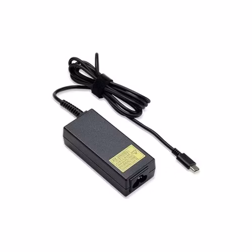 ACER Adapter 65W USB TYPE-C, EU POWER CORD (RETAIL PACK), Black