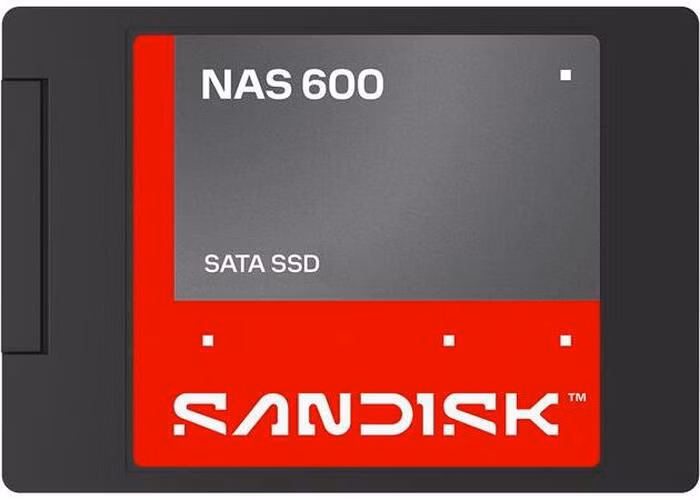 SANDISK NAS 600 SATA III, 500 GB, SSD disk 2,5", TLC 3D NAND, R:560MB/s, W:505MB/s