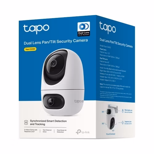 Tapo C245D Dual Lens Pan/Tilt Security Camera