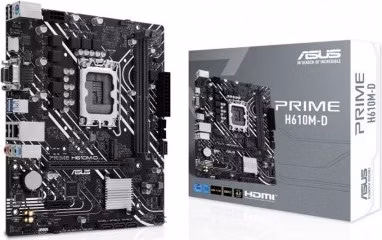 ASUS MB Sc LGA1700 PRIME H610M-D, Intel H610, 2xDDR5, 1xHDMI, 1xVGA, mATX