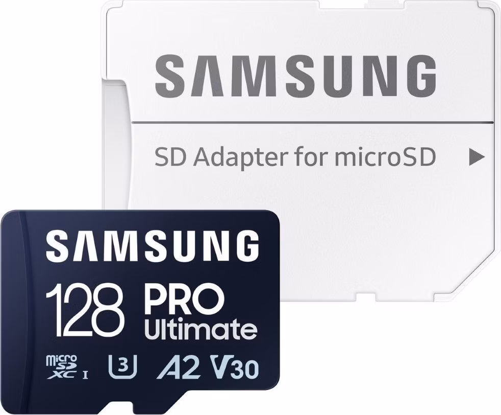 Samsung PRO Ultimate/micro SDXC/128GB/200MBps/UHS-I U3 / Class 10/+ Adaptér/Modrá