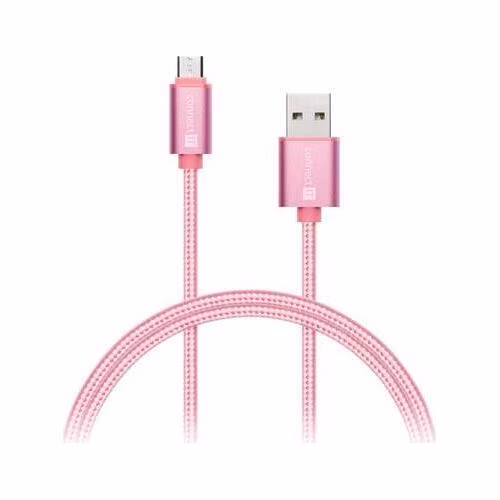 CONNECT IT Wirez Premium Metallic micro USB - USB, rose gold, 1m