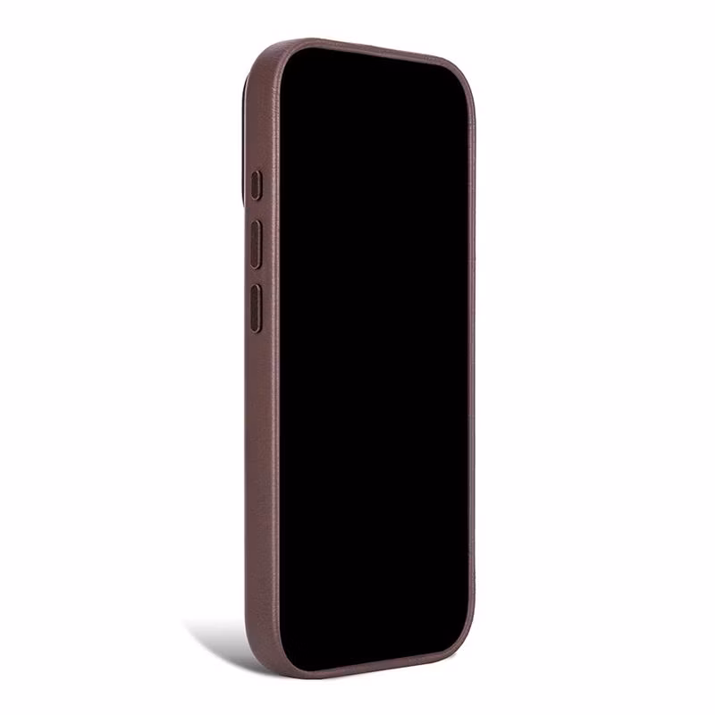 Decoded kryt Leather Case Magsafe pre iPhone 18 Pro Max - Chocolate Brown
