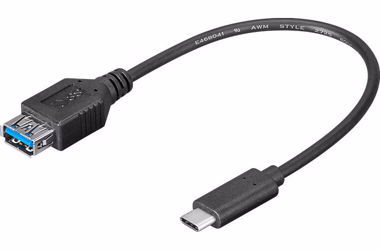 PremiumCord Adaptér USB 3.1 konektor C/male - USB 3.0 konektor A/female, 0,2m OTG
