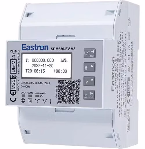 Eastron SDM630-EV V2, elektroměr, třífázový