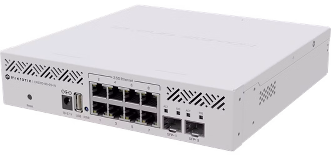 MIKROTIK Cloud Router Switch 310-8G+2S+IN (RouterOS L5), desktop enclosure