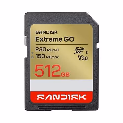 SanDisk Extreme SD UHS-I 512GB SD 230MB/s(R) / 150MB/s(W)