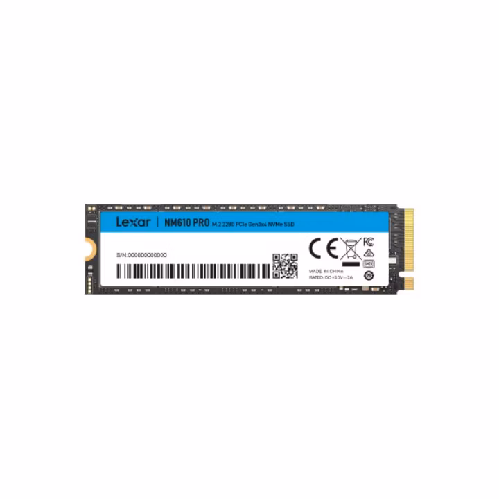 Lexar SSD NM610PRO 500GB M.2 NVMe Gen3 3000 MBps