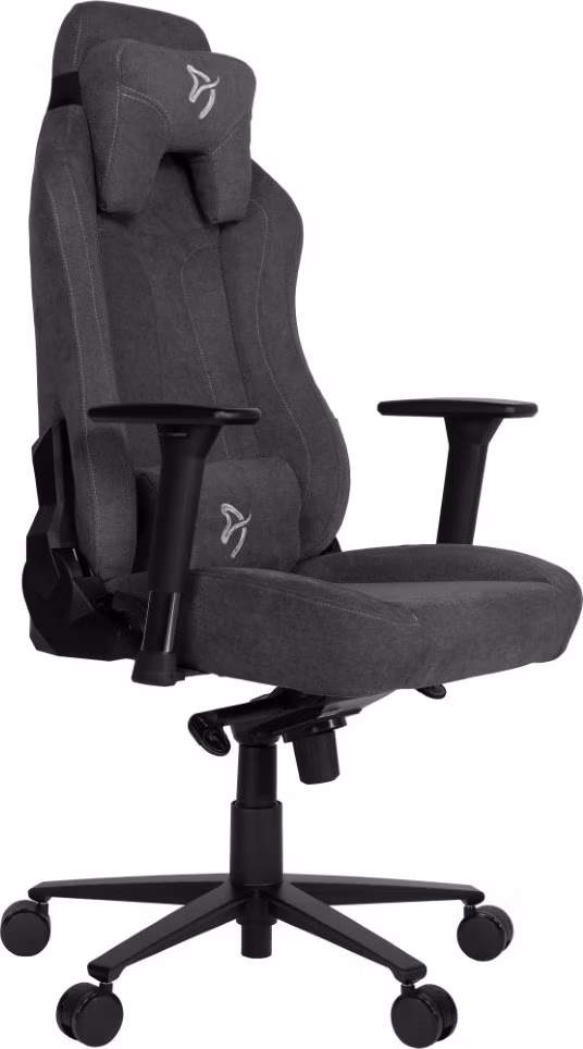 AROZZI herní židle VERNAZZA Soft Fabric Dark Grey/ povrch Elastron/ tmavošedá