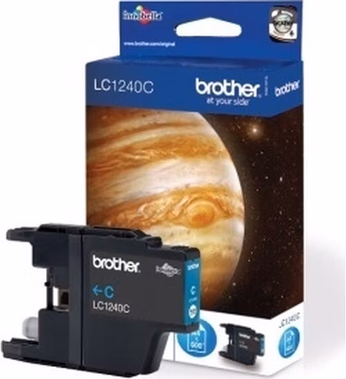 BROTHER inkoustová náplň LC-1240C/ Azurová/ 600 stran