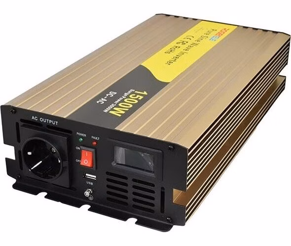 ROGERELE Sinusový měnič napětí REP1500-12, 1500W, 12V, USB port