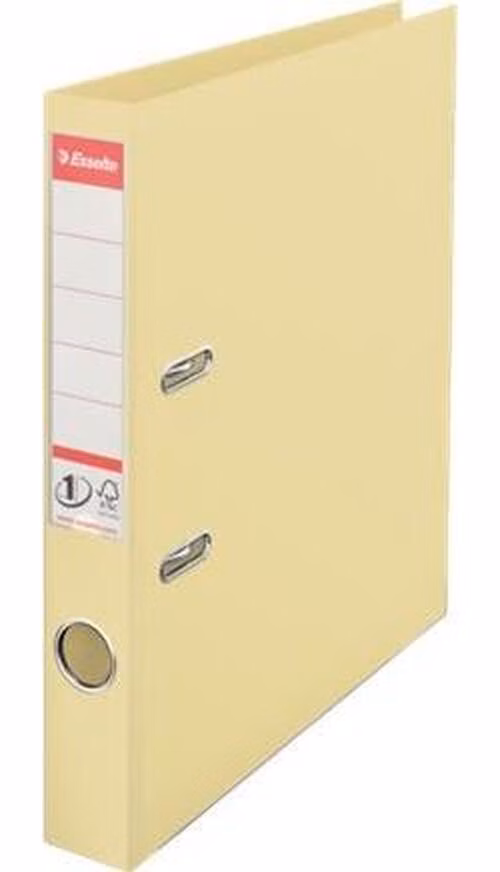 ESSELTE No.1 pákový pořadač Power NATURELE A4 50mm krémový