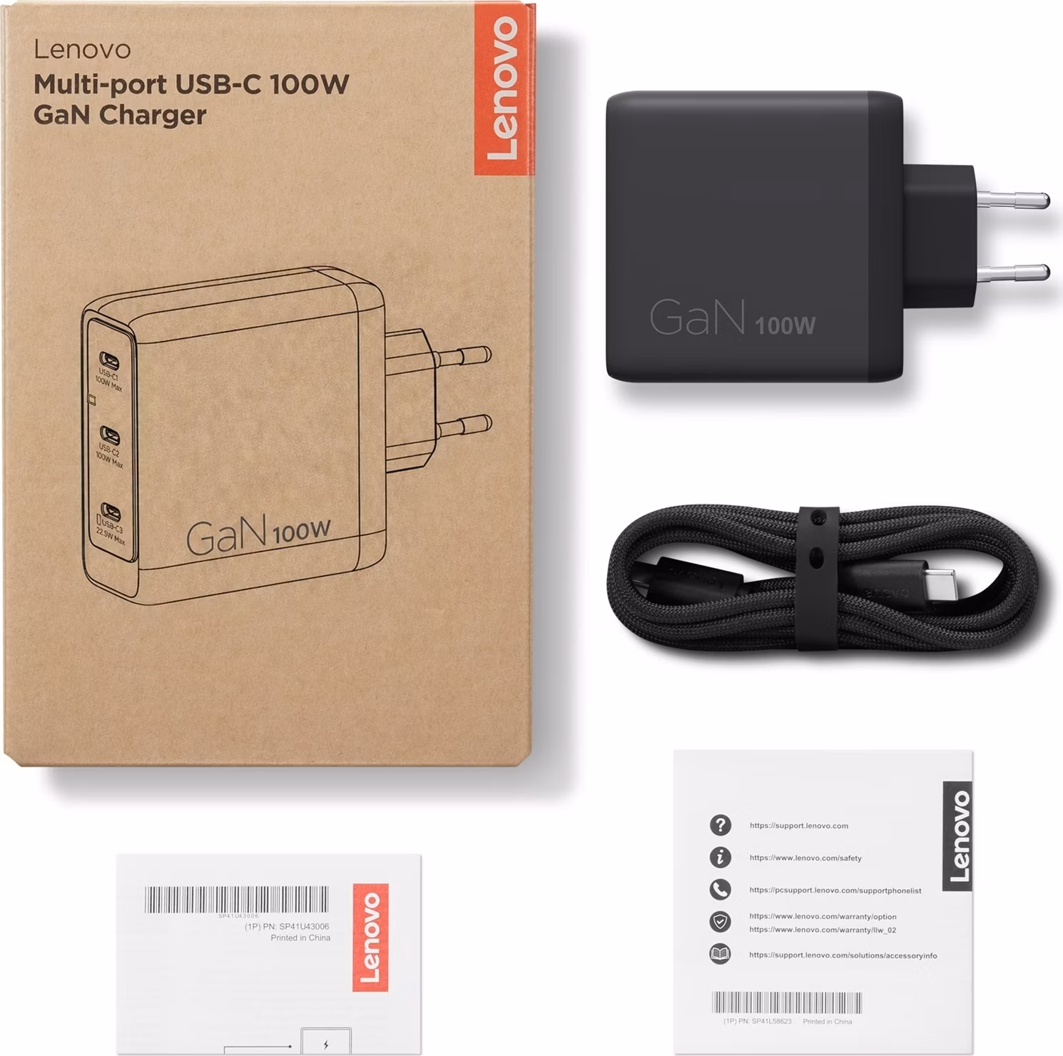 Lenovo Multi-port USB-C 100 W GaN Charger