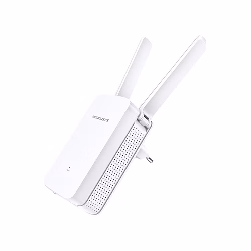 300Mbps Wi-Fi Range Extender SPEED: 300 Mbps at 2.4 GHz SPEC: 3× Fixed External Antennas, Wall Plugged FEATURE: WPS/Rese