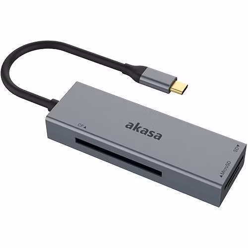 AKASA USB 3.2 Type-C čítačka kariet