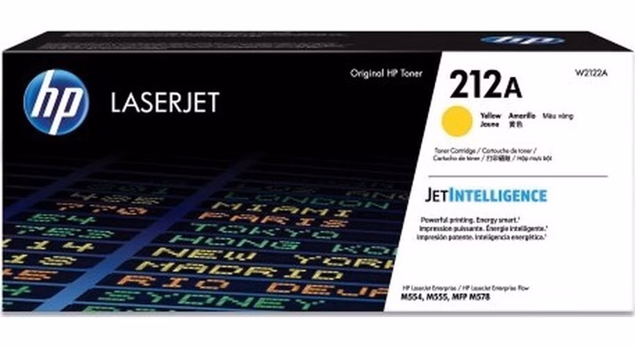 Žltá originálna tonerová kazeta HP 212A LaserJet (4 500 strán)